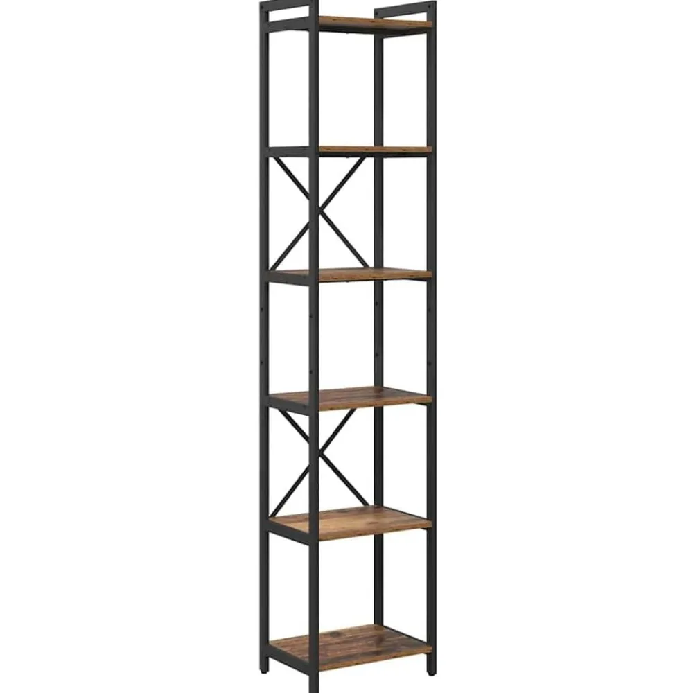 vidaXL Estanterías-Estante de libros 40 x 30 x 189,5 cm