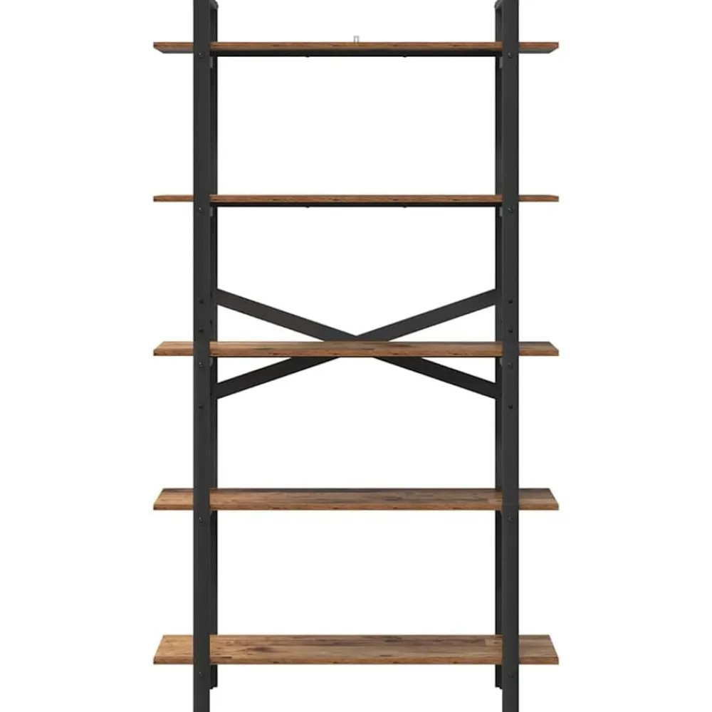 vidaXL Estanterías-Estante de libros 100 x 33,5 x 178 cm
