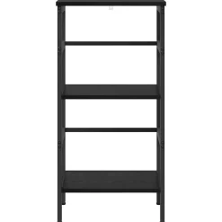 vidaXL Estante de libros 40 x 29,5 x 81 cm Roble negro Best