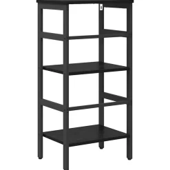 vidaXL Estante de libros 40 x 29,5 x 81 cm Roble negro Best