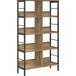 vidaXL Estanterías-Estante de libros Roble artesanal 82 x 32 x 144,5 cm