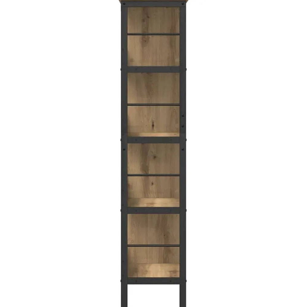 vidaXL Estanterías-Estante de libros Roble artesanal 82 x 32 x 144,5 cm