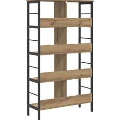 vidaXL Estanterías-Estante de libros Roble artesanal 82 x 32 x 144,5 cm