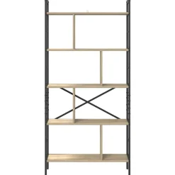 vidaXL Estante de libros 75 x 30 x 156 cm Roble Sonoma Best