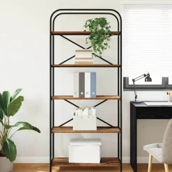 vidaXL Estante de libros Madera vieja 80 x 30 x 183 cm Madera envejecida Best