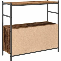 vidaXL Estanterías-Estante de libros 80 x 30 x 78.5 cm