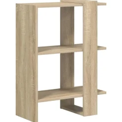 vidaXL Estante de libros Roble Sonoma 52 x 25 x 71,5 cm Madera reciclada Best