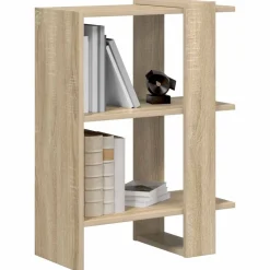 vidaXL Estante de libros Roble Sonoma 52 x 25 x 71,5 cm Madera reciclada Best