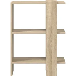 vidaXL Estante de libros Roble Sonoma 52 x 25 x 71,5 cm Madera reciclada Best