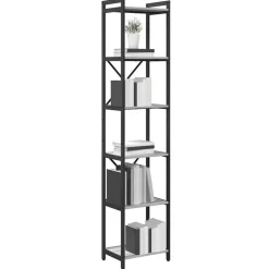 vidaXL Estante de libros 40 x 30 x 189,5 cm Gris sonoma Best