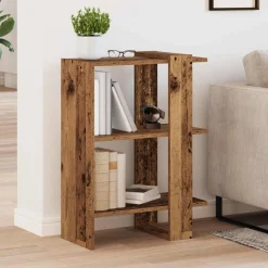 vidaXL Estante de libros Madera vieja 52 x 25 x 71,5 cm Madera envejecida