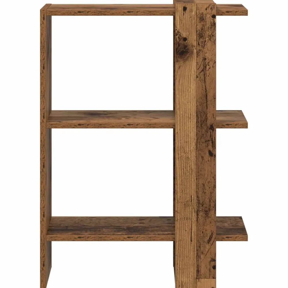 vidaXL Estante de libros Madera vieja 52 x 25 x 71,5 cm Madera envejecida