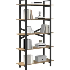 vidaXL Estante de libros Roble artesanal 100 x 33,5 x 178 cm Roble artisan Hot