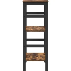vidaXL Estante de libros 40 x 29,5 x 81 cm Roble ahumado Best
