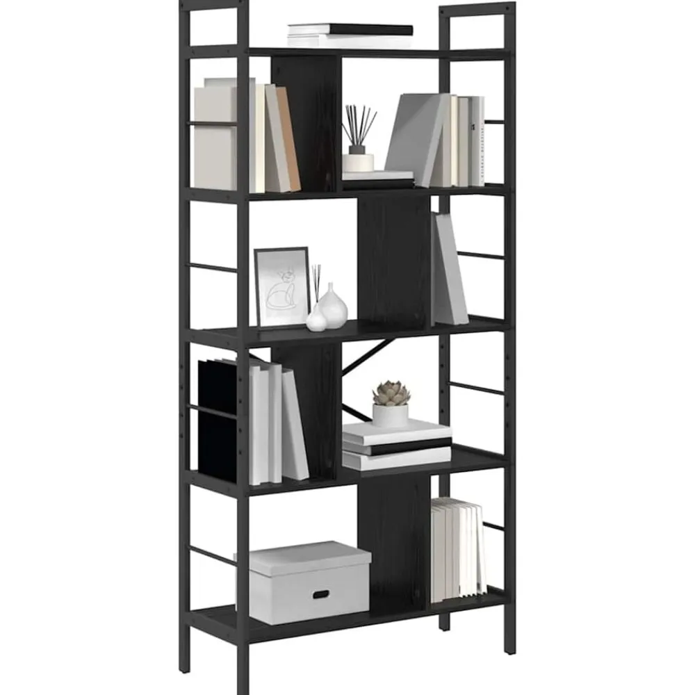 vidaXL Estanterías-Estante de libros 75 x 30 x 156 cm