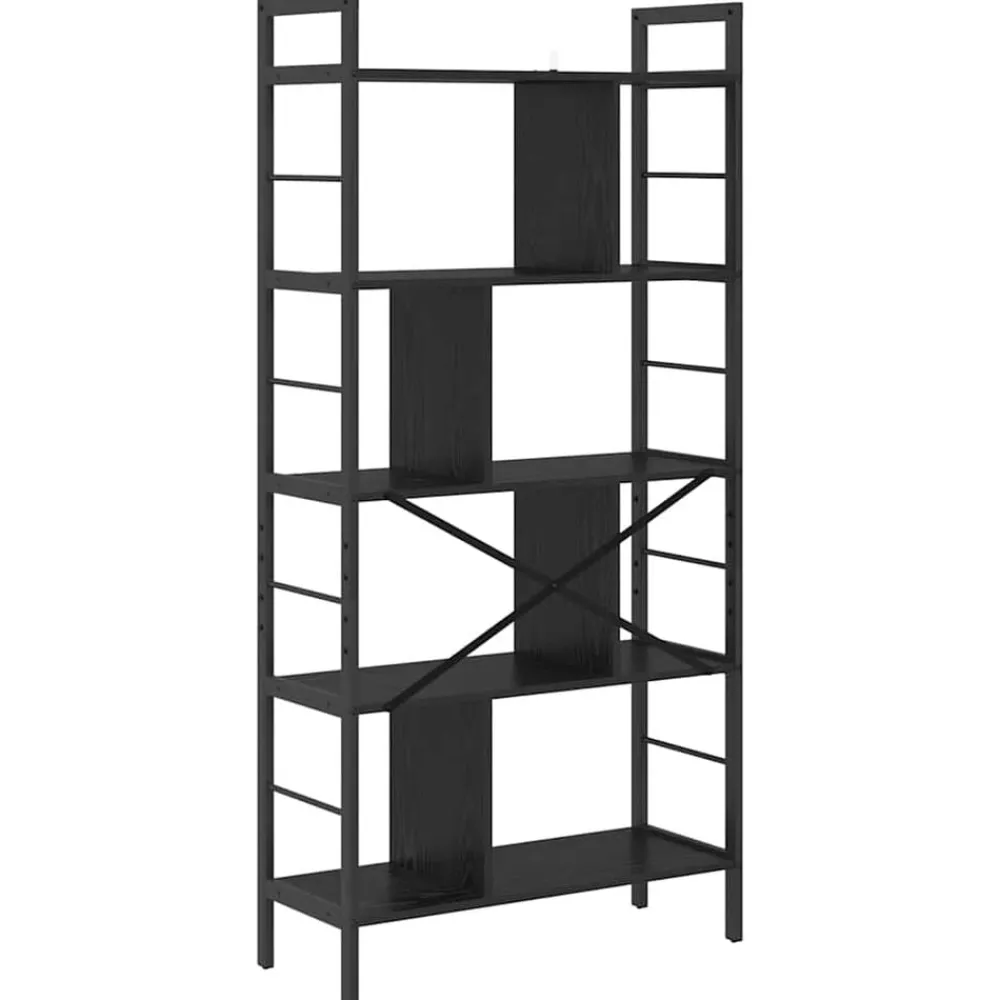 vidaXL Estanterías-Estante de libros 75 x 30 x 156 cm