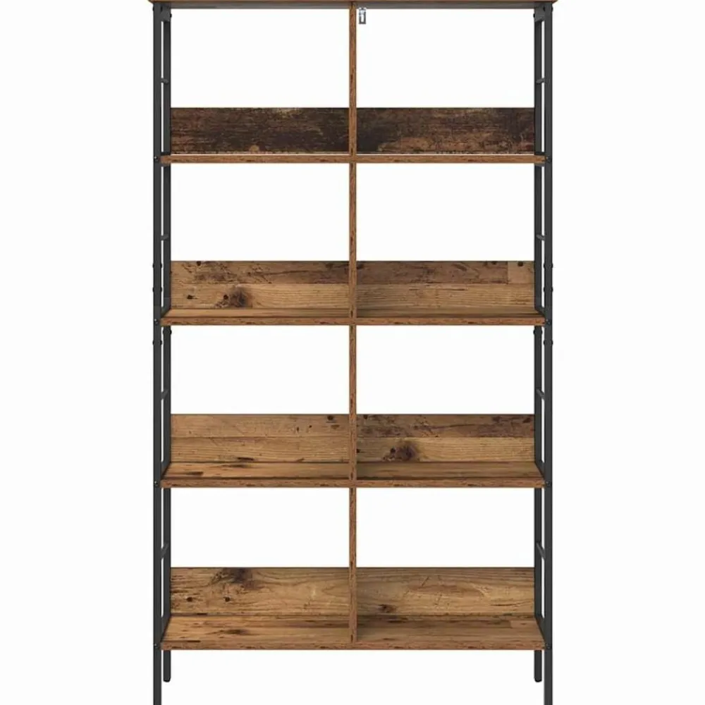 vidaXL Estanterías-Estante de libros 82 x 32 x 144,5 cm