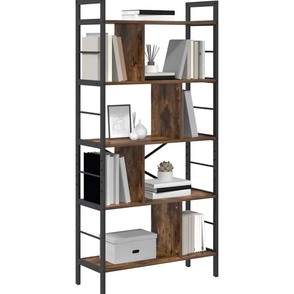 vidaXL Estanterías-Estante de libros 75 x 30 x 156 cm