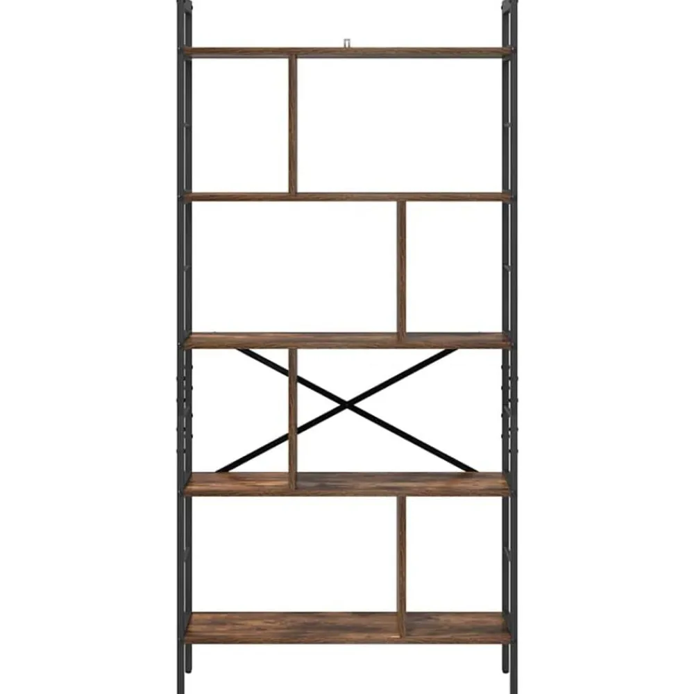 vidaXL Estanterías-Estante de libros 75 x 30 x 156 cm