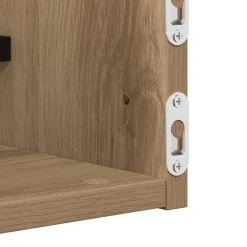 vidaXL Estante de pared 2 pcs Roble artesanal 60 x 16 x 14 cm Roble artisan Sale
