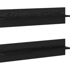 vidaXL Estanterías-Estante de pared 2 pcs 80 x 11,5 x 18 cm