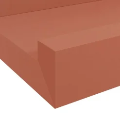 vidaXL Estanterías-Estante de pared 2 pcs 40 x 9 x 3 cm Madera de ingeniería