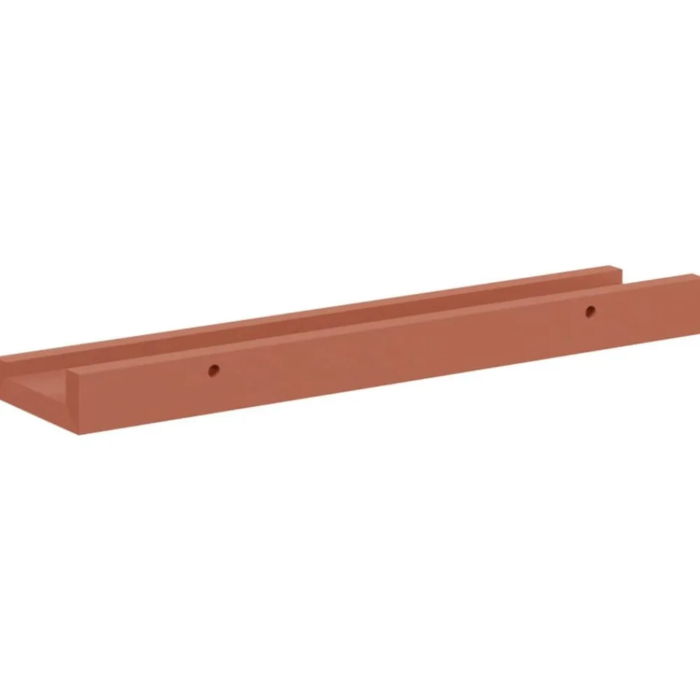 vidaXL Estanterías-Estante de pared 2 pcs 40 x 9 x 3 cm Madera de ingeniería