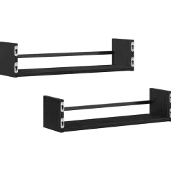vidaXL Estanterías-Estante de pared 2 pcs 60 x 16 x 14 cm