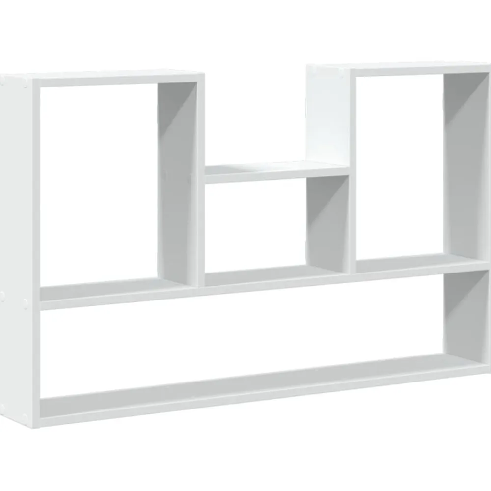 vidaXL Estante de pared 99x15x60 cm madera de ingeniería Blanco Online