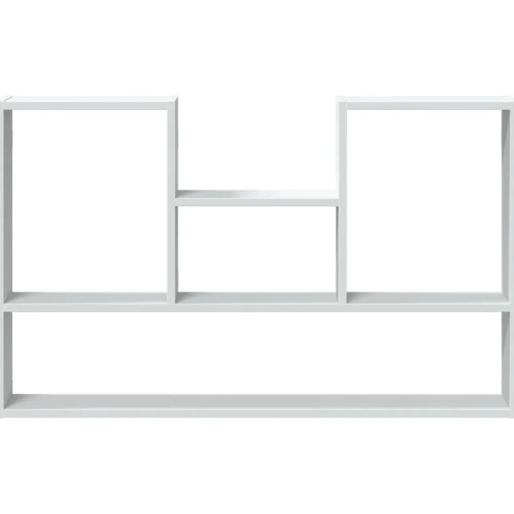vidaXL Estante de pared 99x15x60 cm madera de ingeniería Blanco Online