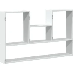 vidaXL Estante de pared 99x15x60 cm madera de ingeniería Blanco Online