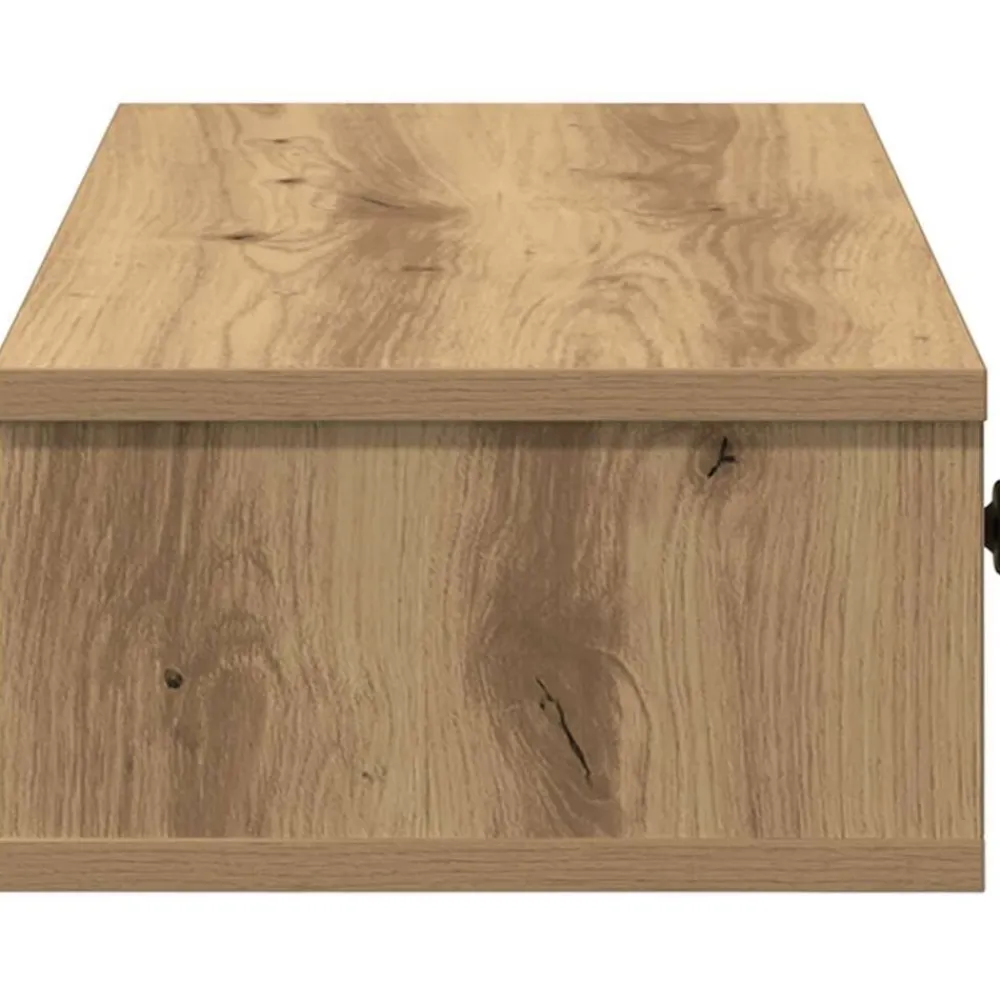 vidaXL Estante de pared cajones madera contrachapada roble artesanal Roble artisan Clearance