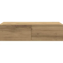 vidaXL Estante de pared cajones madera contrachapada roble artesanal Roble artisan Outlet