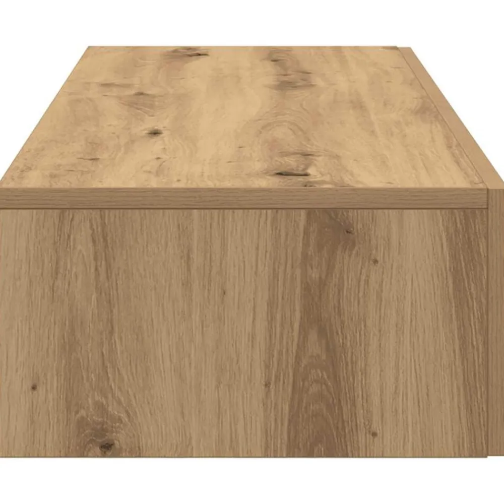vidaXL Estante de pared cajones madera contrachapada roble artesanal Roble artisan Outlet