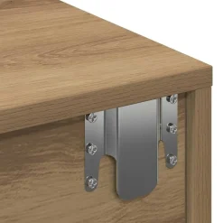 vidaXL Estante de pared cajones madera contrachapada roble artesanal Roble artisan Outlet