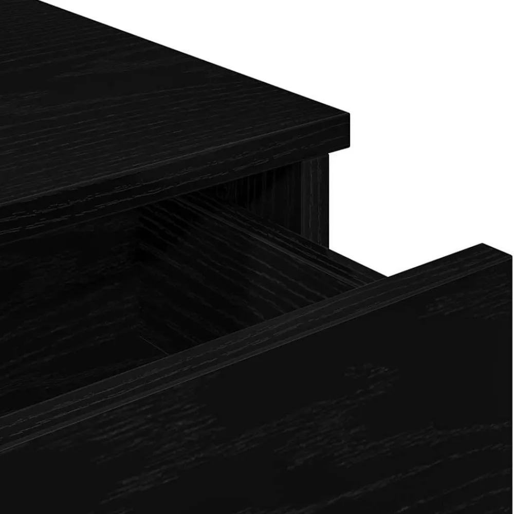 vidaXL Estanterías-Estante de pared con cajones de madera contrachapada