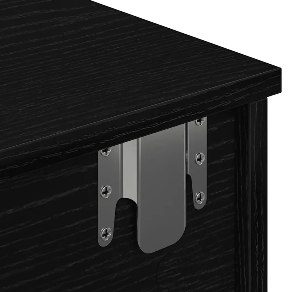 vidaXL Estanterías-Estante de pared con cajones de madera contrachapada