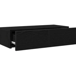 vidaXL Estanterías-Estante de pared con cajones de madera contrachapada