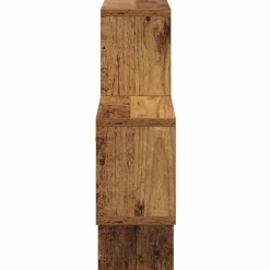 vidaXL Estante de pared con estante 82 x 15 x 51 cm Madera vieja Clearance