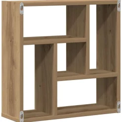 vidaXL Estanterías-Estante de pared madera ingeniería 45x16x45 cm