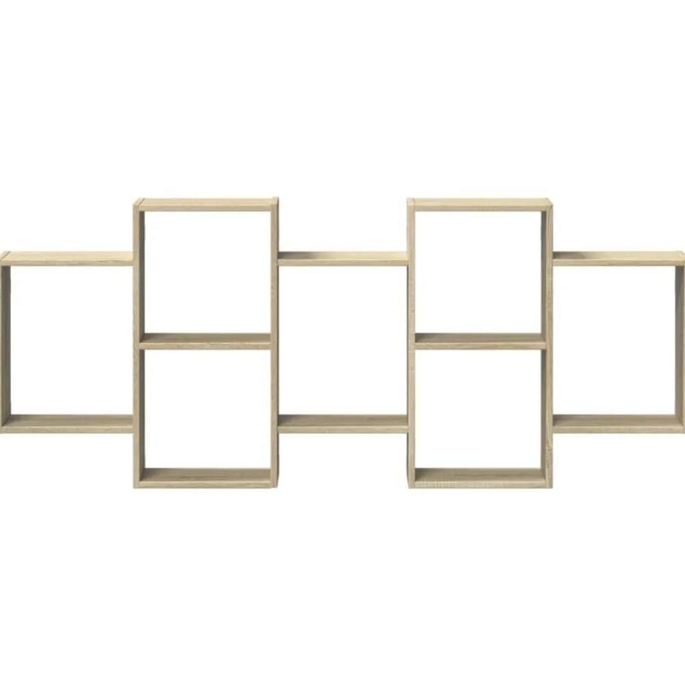 vidaXL Estanterías-Estante de pared madera ingeniería 159x18x65 cm