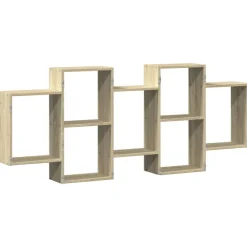 vidaXL Estanterías-Estante de pared madera ingeniería 159x18x65 cm