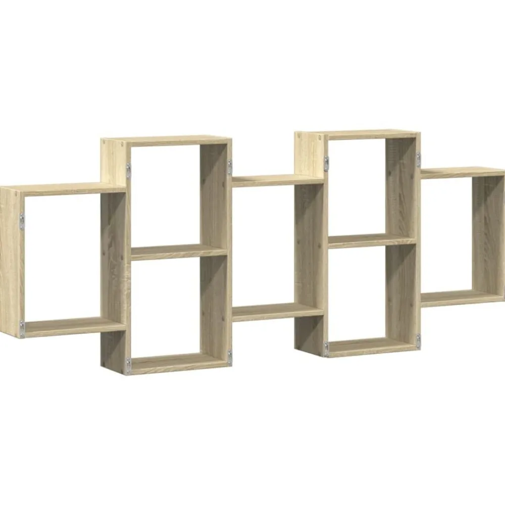 vidaXL Estanterías-Estante de pared madera ingeniería 159x18x65 cm