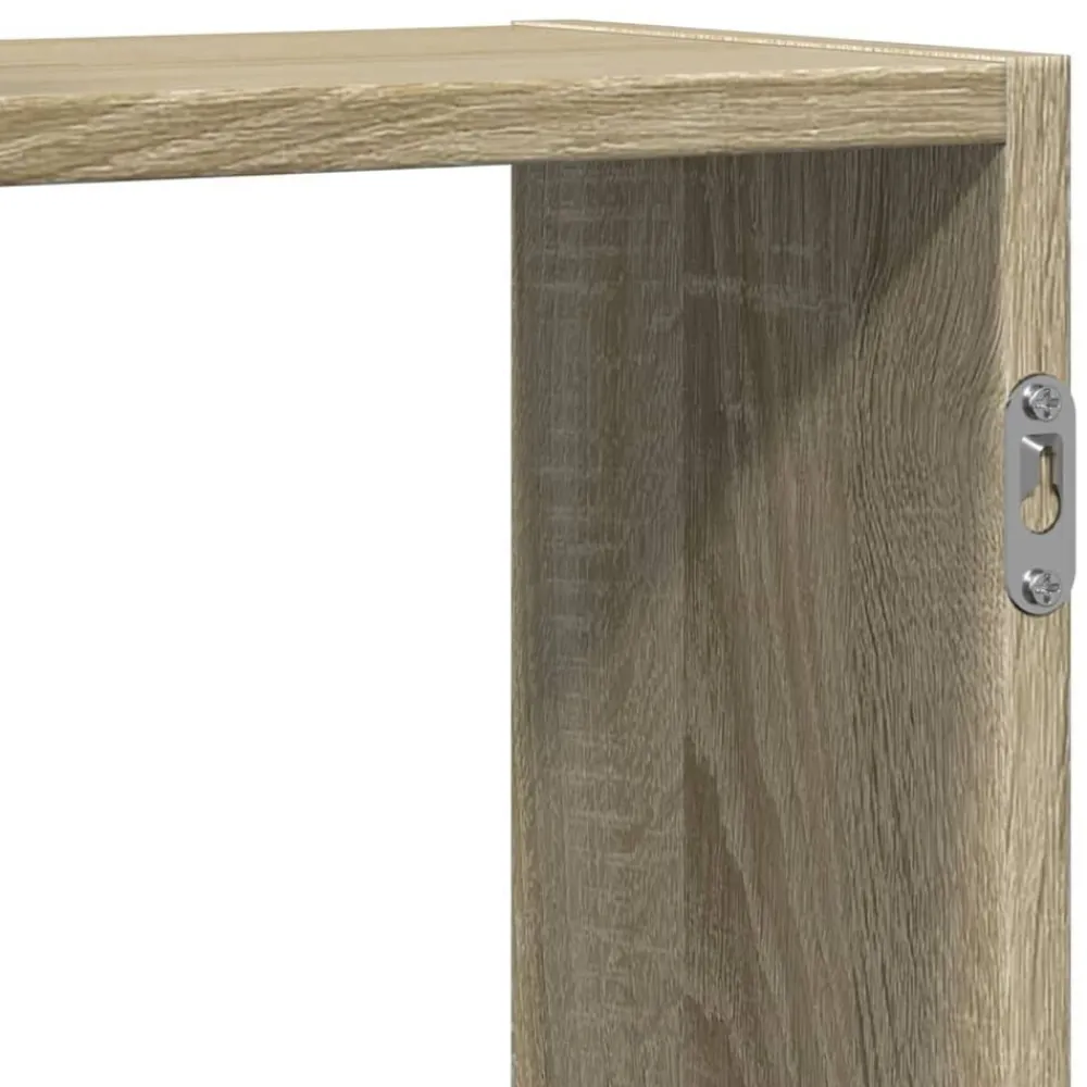 vidaXL Estanterías-Estante de pared madera ingeniería 159x18x65 cm