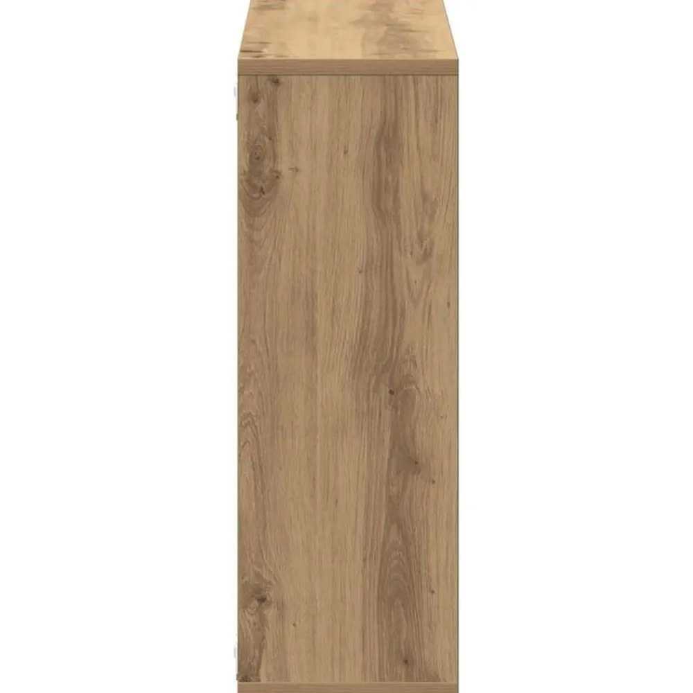 vidaXL Estante de pared madera ingeniería roble artisian 104x20x58,5cm Roble artisan Discount