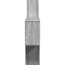 vidaXL Estante de pared madera ingeniería 100x15x70 cm Gris sonoma New