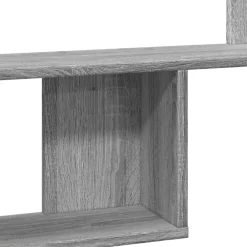 vidaXL Estante de pared madera ingeniería 100x15x70 cm Gris sonoma New