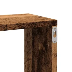 vidaXL Estanterías-Estante de pared madera ingeniería envejecida 167,5x18x68 cm