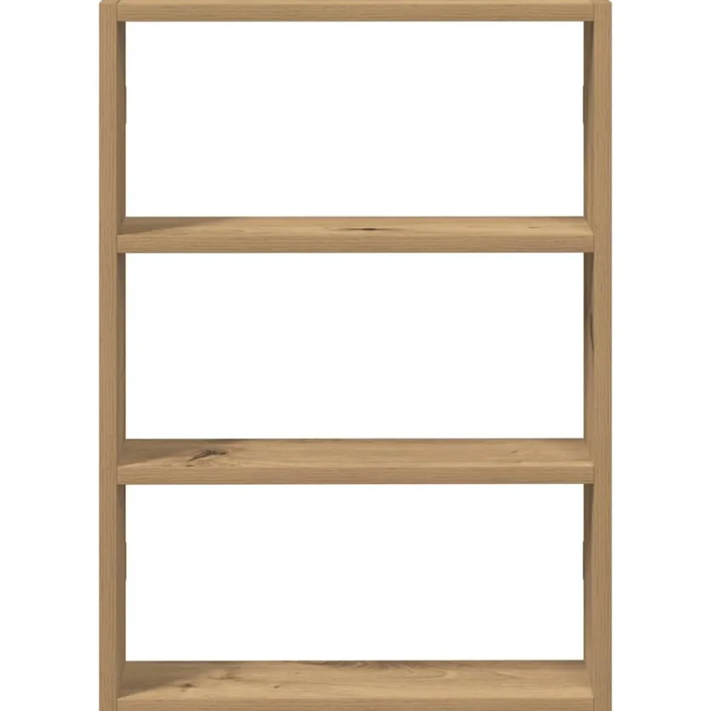 vidaXL Estante de pared madera ingeniería 43x9x60 cm Roble artisan Outlet