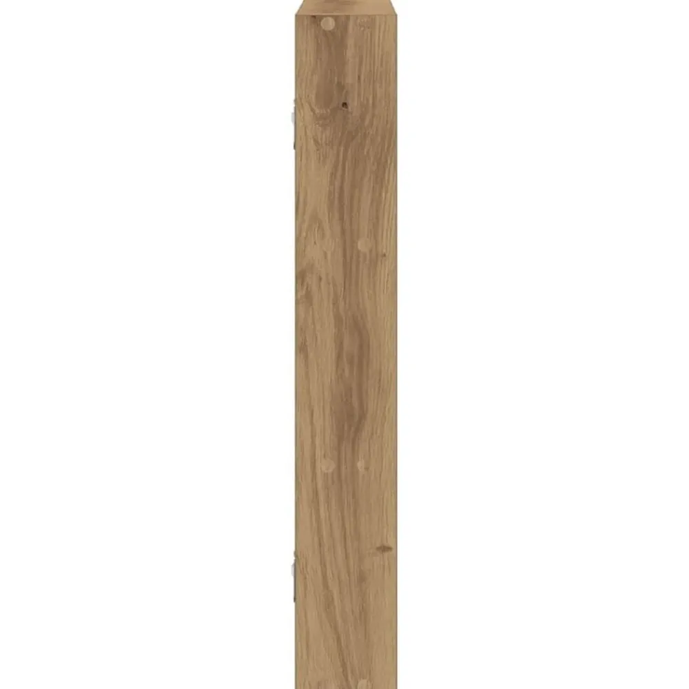 vidaXL Estante de pared madera ingeniería 43x9x60 cm Roble artisan Outlet